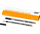 Оранжевые стержни Montblanc Rollerball Refill 128239 Толщина M