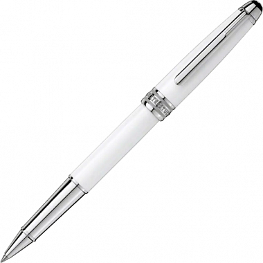 Ручка роллер Montblanc White Solitaire Classique 111938