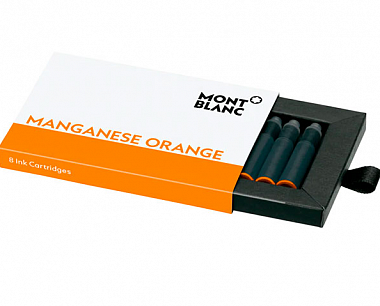 Оранжевые картриджи Montblanc 128207