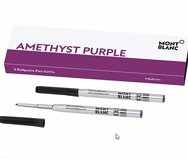 Фиолетовые стержни Montblanc 128218 Ballpoint Pen Refill Толщина M