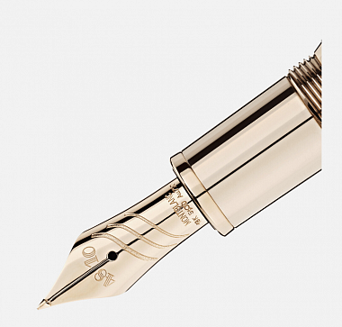 Перьевая ручка Montblanc Calligraphy Solitaire Burgundy Lacquer с гибким пером