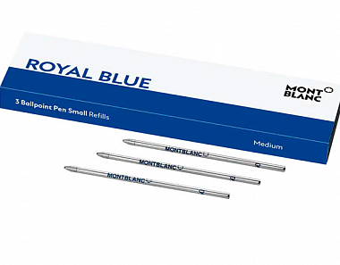 Синие мини стержни Montblanc Ballpoint Pen Refill 128223 Толщина M