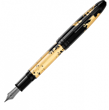 Перьевая ручка Montblanc c гибким пером Solitaire Calligraphy Gold Leaf перо M 119687